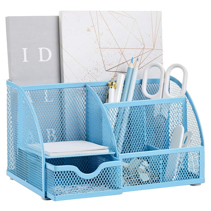 Annova Mesh Desk Organizer Office with 7 Compartme