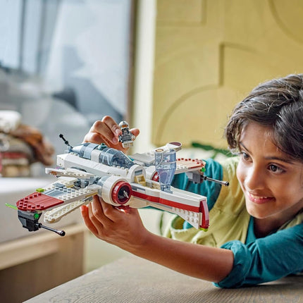 LEGO Star Wars ARC-170 Starfighter Building Toy for 9+ Year Old Boys & Girls, Vehicle Set with 3 Minifigures, Plus an R4-P44 Droid Figure, Buildable Kids Toy for Revenge of The Sith Fans 75402
