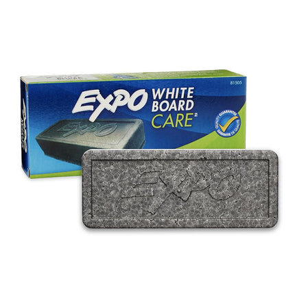 EXPO Dry Block Eraser, Soft Pile, 5-1/8 in. x 1-1/
