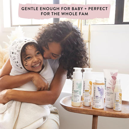 The Honest Company 2-Piece Dreamy Lavender Shampoo + Body Wash (10 fl. oz) & Face + Body Lotion (8.5 fl. oz.) Bundle | Tear Free | Naturally Derived Ingredients | Sulfate & Paraben Free Baby Bath