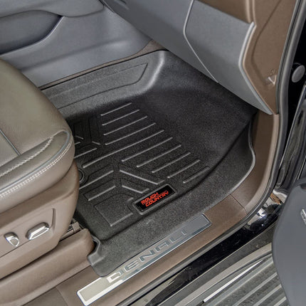 Rough Country Floor Liners for 2021-2022 Chevy/GMC Tahoe/Yukon - M-21712