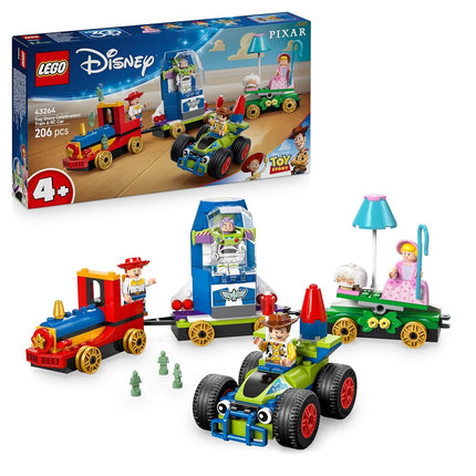 LEGO® Disney and Pixar’s Toy Story Celebration Train & RC Car 43264 Building Playset, 4 Movie Characters for Kids, Construction Set Toy-Giving Idea for Girls, Boys and Fans Aged 4 Years Old and up
