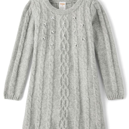 Gymboree Robes Décontractées Manches Longues Fille et Fillette, H/T Mist, 7