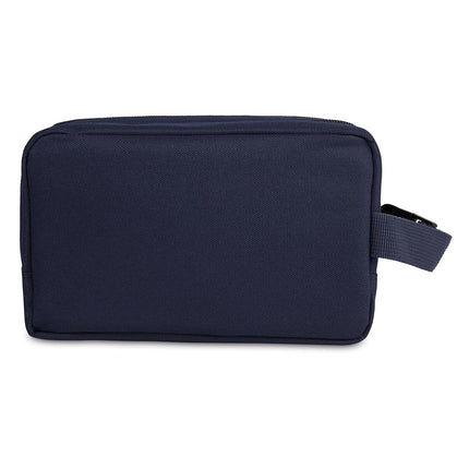 PackIt Freezable Dual Compartment Snack Box, Midnight Navy, Insulated and Freezable with ECOFREEZE Technology, Buckle Handle, Zip Closure, Reusable, Collapsible, Designed for Perishables and Dry Snack