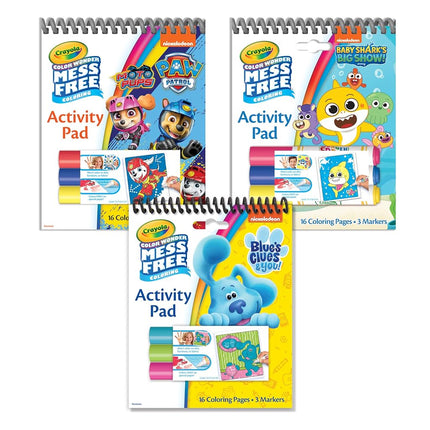 Crayola Color Wonder Bundle, Mess Free Coloring Pads & Markers, 3 Pack