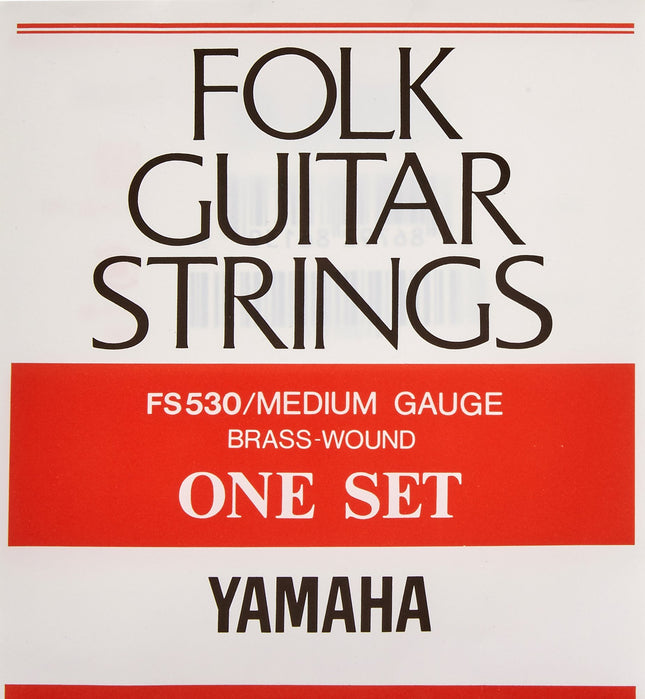 YAMAHA / FS-530 Cuerdas de guitarra acústica Yamaha de tensión media [1 juego]