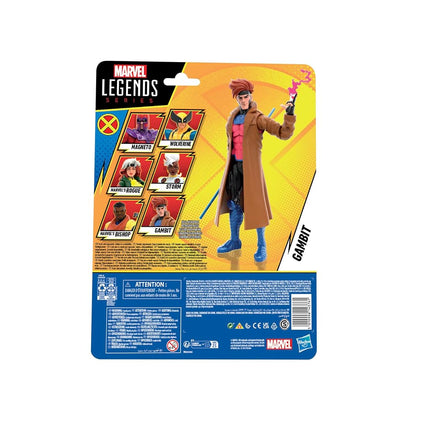 Hasbro Marvel Legends Series Gambit, X-Men ‘97 6" Marvel Legends Action Figures, Red
