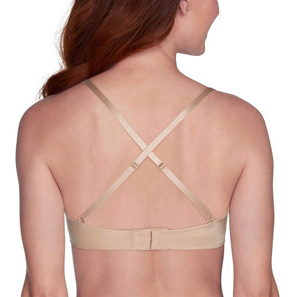 Soutien-gorge sans bretelles lissant le dos Vanity Fair Women's Beauty Back, Beige rosé, 36DDD