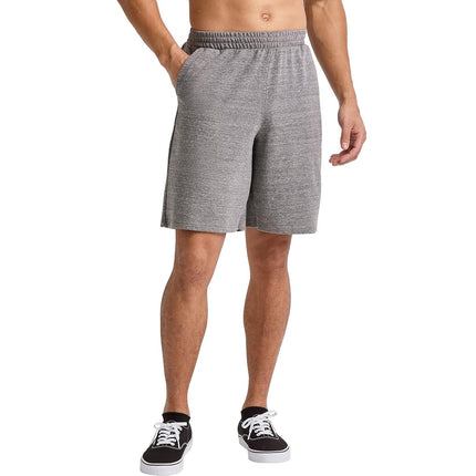 Hanes Originals Homme Short en molleton éponge, short de sport à enfiler, 9 po, Noir 50r Pe Heather, Petit