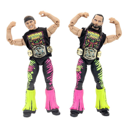 All Elite Wrestling UNRIVALED 2 Pack - The Young Bucks - 6-Inch Matt Jackson and Nick Jackson Figures with Accessories, Multi - Amazon Exclusive