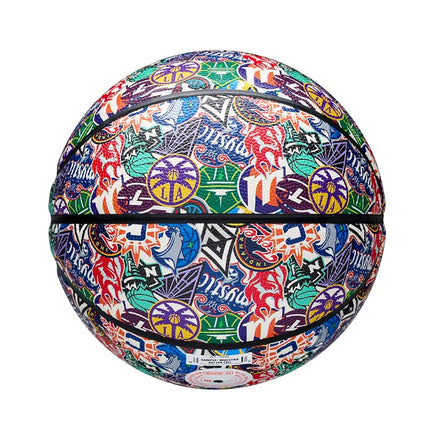 Wilson WNBA All-Team Retro Basketball, Multi, Size 6