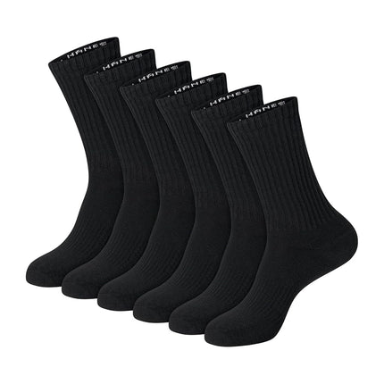 Hanes Unisex Plain White Socks Pack Or Plain Black