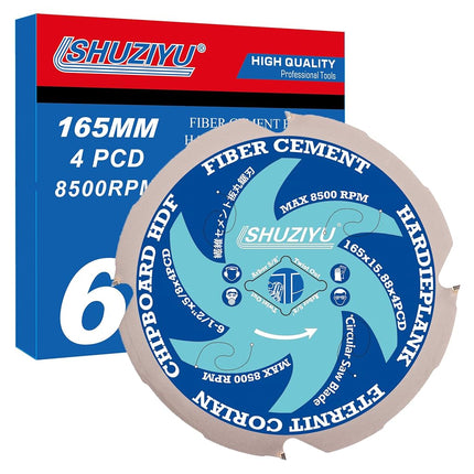 LSHUZIYU 6-1/2"(165mm)-4PCD, Arbor 5/8", Polycryst