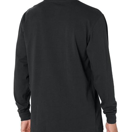 Dickies Men's Big-Tall Long Sleeve Heavyweight Crew Neck, Black, XXX-Large/Tall