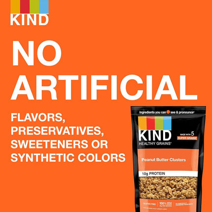 Kind Kind Bar Healthy Grains Clusters: Peanut Butter Whole Grain; Each