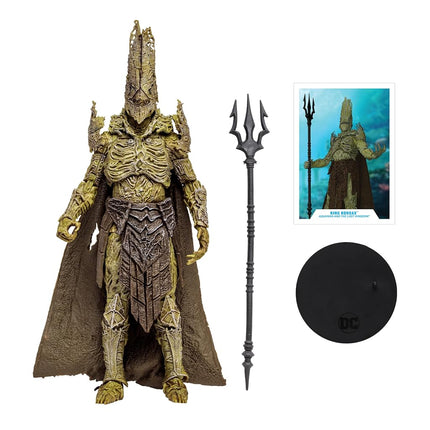 McFarlane Toys DC Multiverse King Kordax 7-Inch Action Figure - Incredibly Detailed Brute Conqueror with Ultra Articulation, Trident, and Collectible Art Card