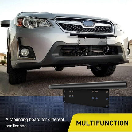 Nilight - 90021B Led Light Bar Mounting Bracket Front License Plate Frame Bracket License Plate Mounting Bracket Holder for Off-Road Lights LED Work Lamps Lighting Bars
