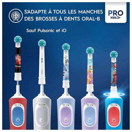 Oral-B Pro Kids Spiderman Electric Toothbrush Heads 4 Pack Gentle Brushing