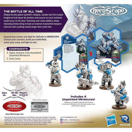 Renegade Game Studios | Heroscape: Rising Tide - Knight Primus Nobles & Ordo Borealis Army Expansion
