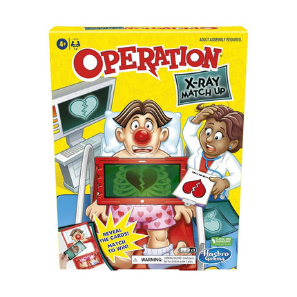 Hasbro Gaming Operation X-Ray Match Up Board Game 