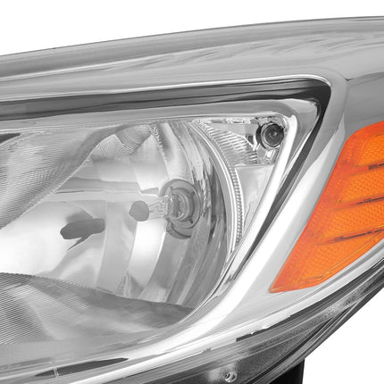 HECASA Left Headlight Assembly Driver Side Halogen Headlamp