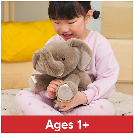 Peluche de elefante Chai GUND, animal de peluche premium para edades de 1 año en adelante, gris, 25.4 cm