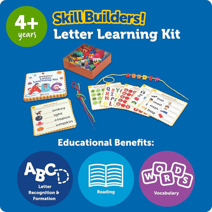 Learning Resources Skill Builders! Letter Learning Kit, Preschool Learning Activities, Homeschool Essentials, Ages 4+,