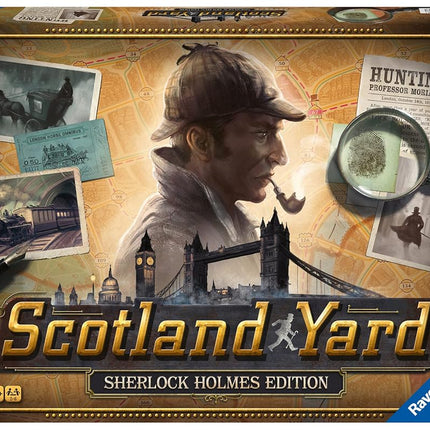 Ravensburger Scotland Yard Sherlock Homes Edition Family Strategy Board Game for 2 to 6 Players - Kids and Adults Age 8 Years +