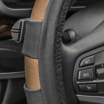 FH Group FH2005BEIGE Steering Wheel Cover (Genuine Leather Sport Beige)