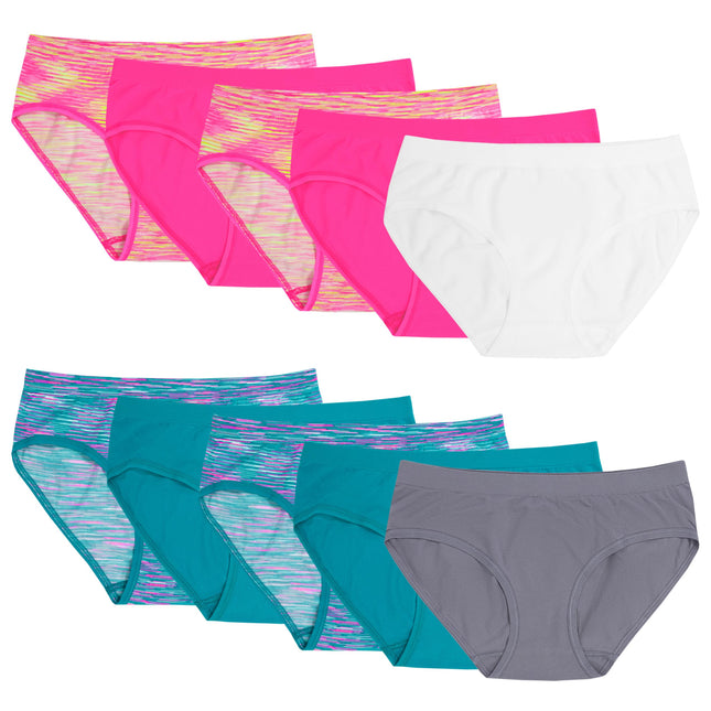 Fruit of The Loom Girls' Seamless Underwear Multip
