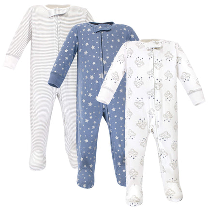 Hudson Baby Baby Girls' Cotton Sleep and Play, Clo