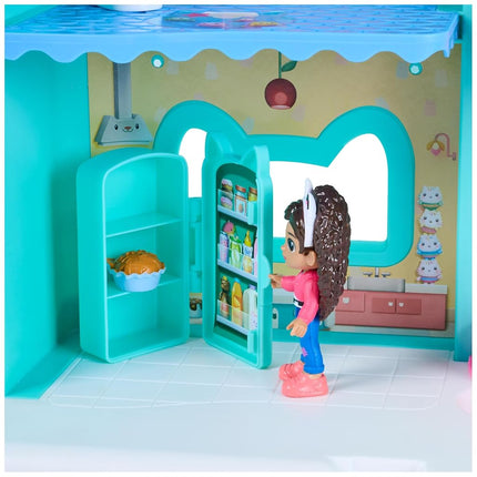 DreamWorks Gabby's Dollhouse Gabby's Meow-Mazing Dollhouse, Over 2 Feet Tall with 15 Pieces - Featuring Lenticular Eyes, Toy Figures, and Pretend Play Toys for Kids, Ages 3+