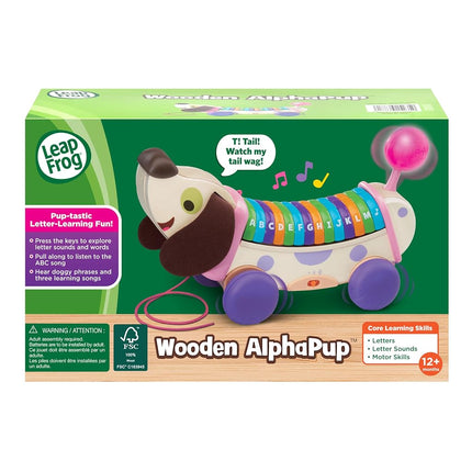 LeapFrog Chiot AlphaBois en bois, Violet