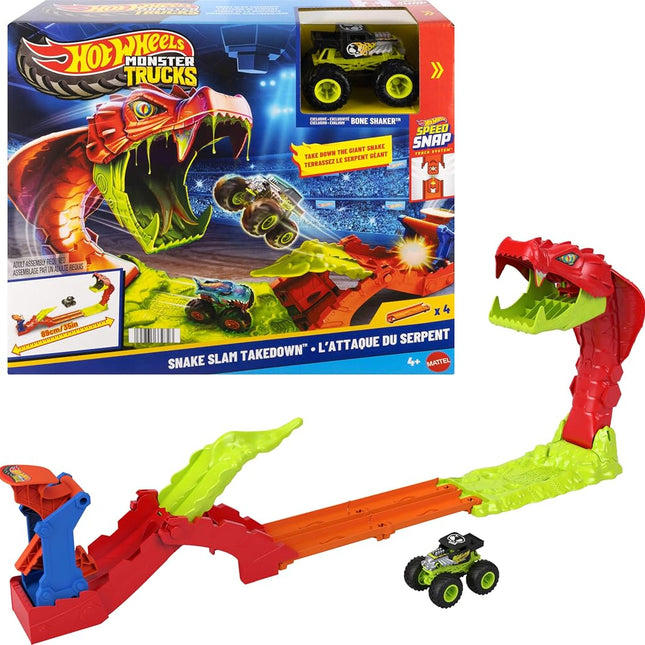 ​Hot Wheels Monster Trucks Snake Slam Takedown & E