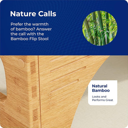 Squatty Potty The Flip Bamboo Toilet Stool