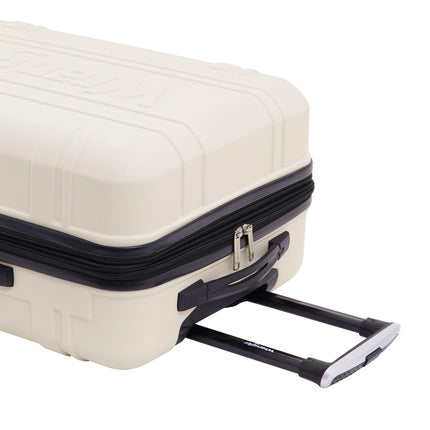 Juego de maletas Wrangler Astral Travel de 3 piezas, color Niebla