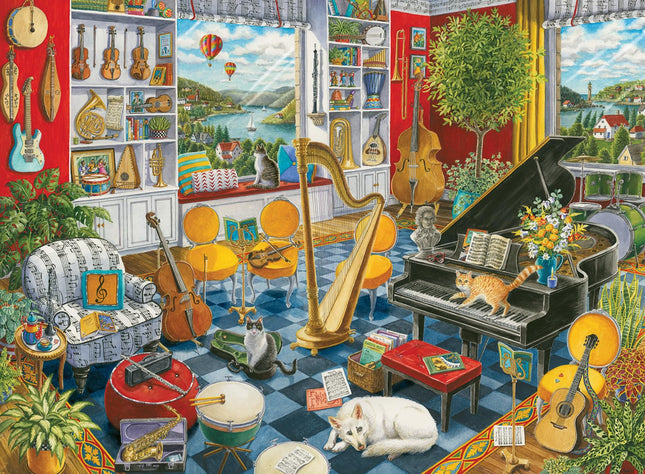 Ravensburger The Music Room 500 Piece Jigsaw Puzzl