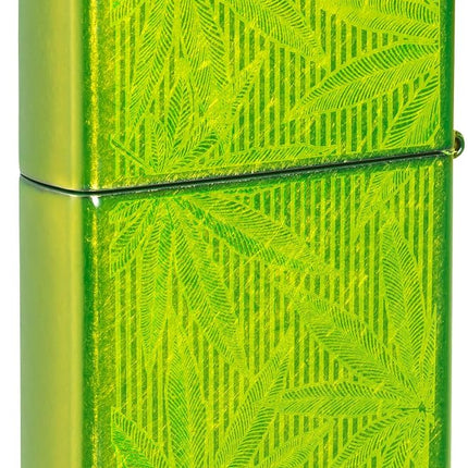 Zippo Iced Cannabis Design Lurid Pocket Lighter