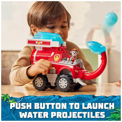 Paw Patrol Jungle Pups, Marshall Elephant Firetruck with Projectile Launcher, Toy Truck with Action Figure, Kids Toys for Boys & Girls Ages 3 and Up