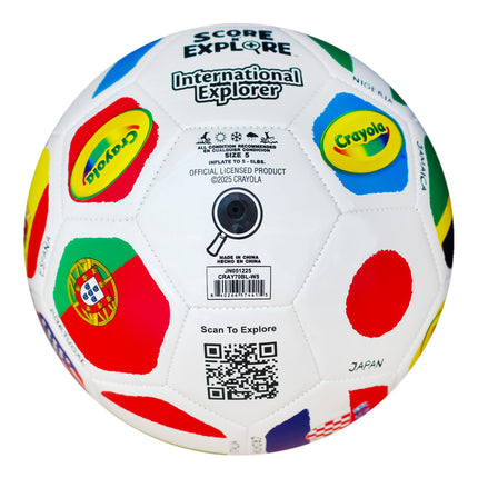 Crayola Official Soccer Ball - Unisex Kids - CRAY70BL International Size 5