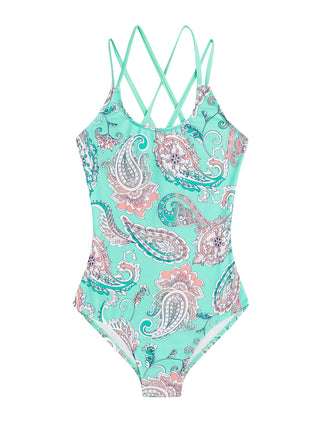 Kanu Surf Girls' Reese UPF 50+ Beach Sport Criss-C