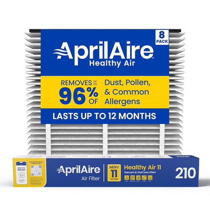 Filtro de repuesto Aprilaire 210 (paquete de 8)