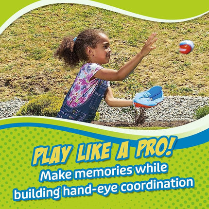 Toysmith Get Outside GO! Super Sport Easy Catch Ball & Glove Set