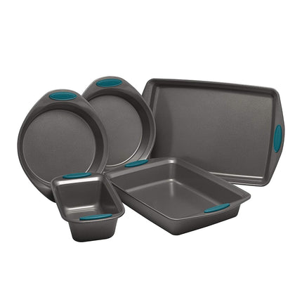 Rachael Ray 47021 Ensemble de pâtisserie antiadhésif, Acier, Bleu marine