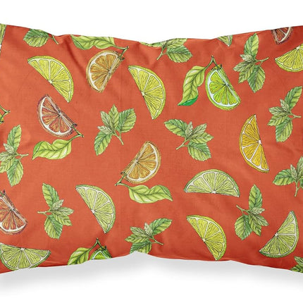 Caroline's Treasures Lemons, Limes and Oranges Pillowcase, Multicolor, Standard