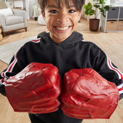 Capitan America Marvel Avengers Red Hulk Gamma Smash Fists Roleplay Toy For Kids Ages 5+, Pair Of Foam Hands With Easy-Grip Bands, Movie-Inspired Costume Accessory