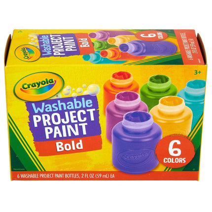 Crayola Washable Kids Paint, Assorted Bold Colors,