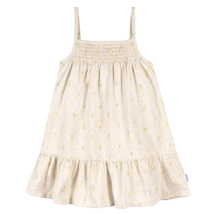 Gerber Girls Toddler Short-Sleeve and Sleeveless Dress Set, Fruit, 4T