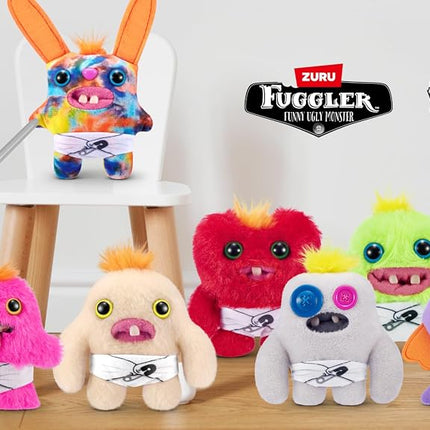 Fuggler Baby Fugg Series 3 by ZURU, 3.5" Funny, Ugly, Monster, Small Plush (3 Pack, Random Assortment)