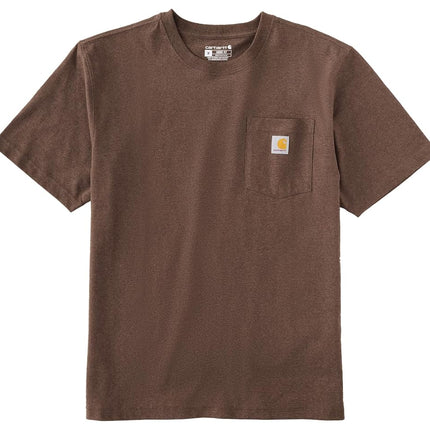 Carhartt Men's Iconic K87 Pocket T-Shirt, Dark Clove Heather, XXXL Tall